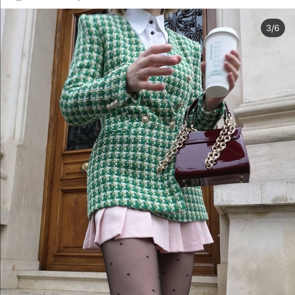 Zara tweed blazer bloggers fav - Picture 13 of 16